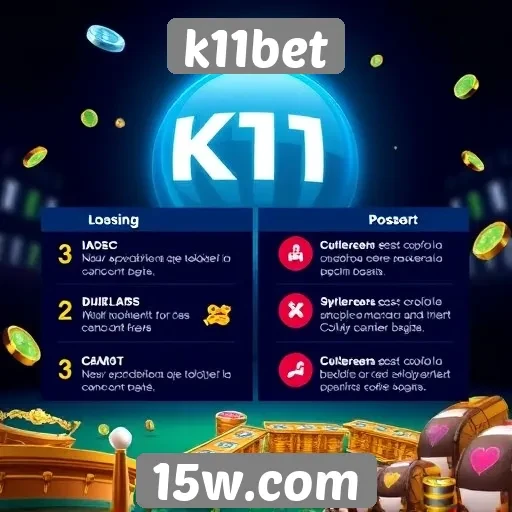 Vantagens e desvantagens da plataforma k11bet